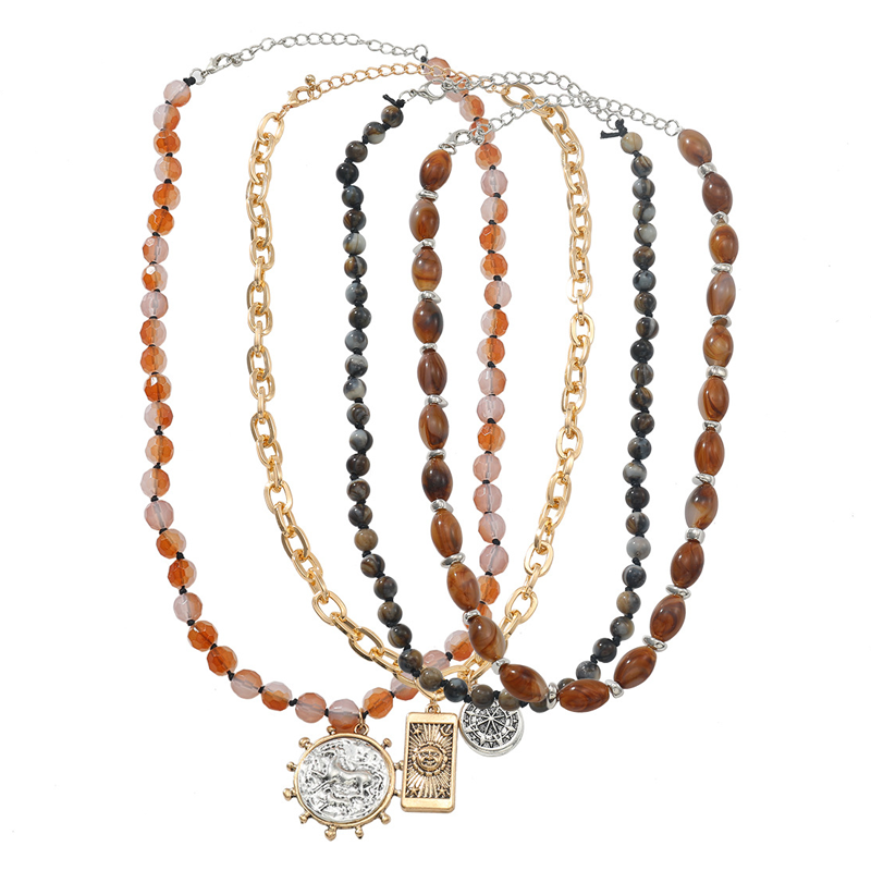 Retro Meerlaagse Kralenketting