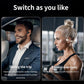 Bluetooth-headset met open oorontwerp en ruisonderdrukkende microfoon