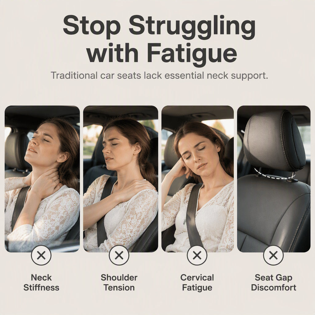 🚗 Ergonomisch Autokussen voor Nekondersteuning – Zacht, Ademend en Perfect voor Lange Ritten 🛣️💆‍♂️