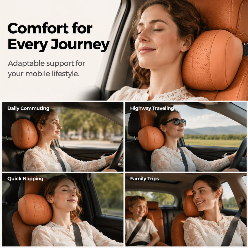 🚗 Ergonomisch Autokussen voor Nekondersteuning – Zacht, Ademend en Perfect voor Lange Ritten 🛣️💆‍♂️