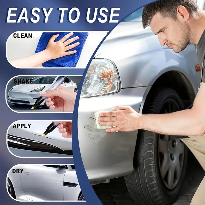 🔥🚗✨ Magische krasverwijderingspen voor auto’s – Directe lakreparatie en glans 🛠️🍂
