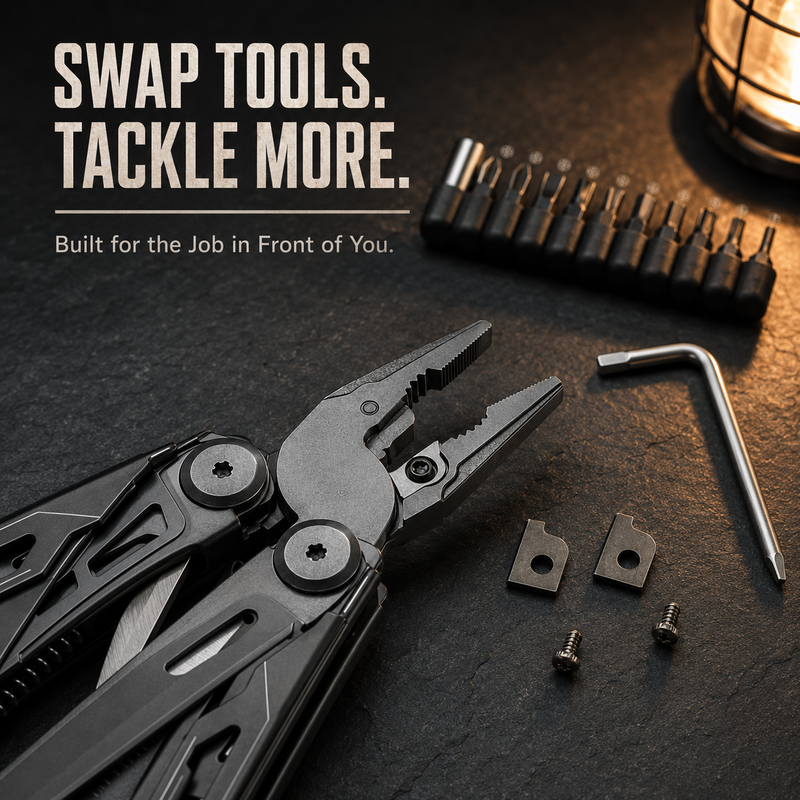 💥Tijdelijke korting!🔥 Opvouwbare Multifunctionele Tang met Etui – 3Cr13 Roestvrij Staal, Ingebouwde Schaar – Ideaal voor Kamperen & Reparaties ✨