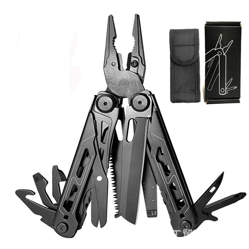 💥Tijdelijke korting!🔥 Opvouwbare Multifunctionele Tang met Etui – 3Cr13 Roestvrij Staal, Ingebouwde Schaar – Ideaal voor Kamperen & Reparaties ✨