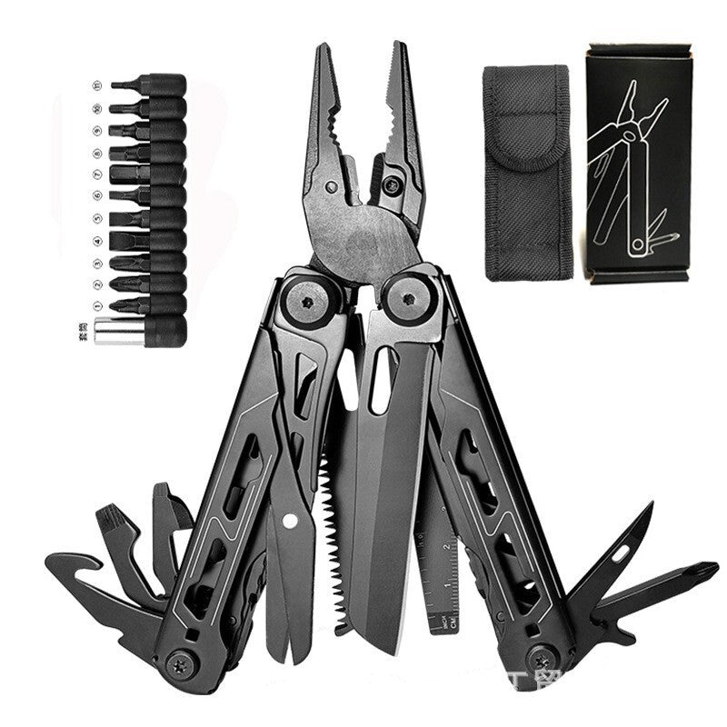 💥Tijdelijke korting!🔥 Opvouwbare Multifunctionele Tang met Etui – 3Cr13 Roestvrij Staal, Ingebouwde Schaar – Ideaal voor Kamperen & Reparaties ✨
