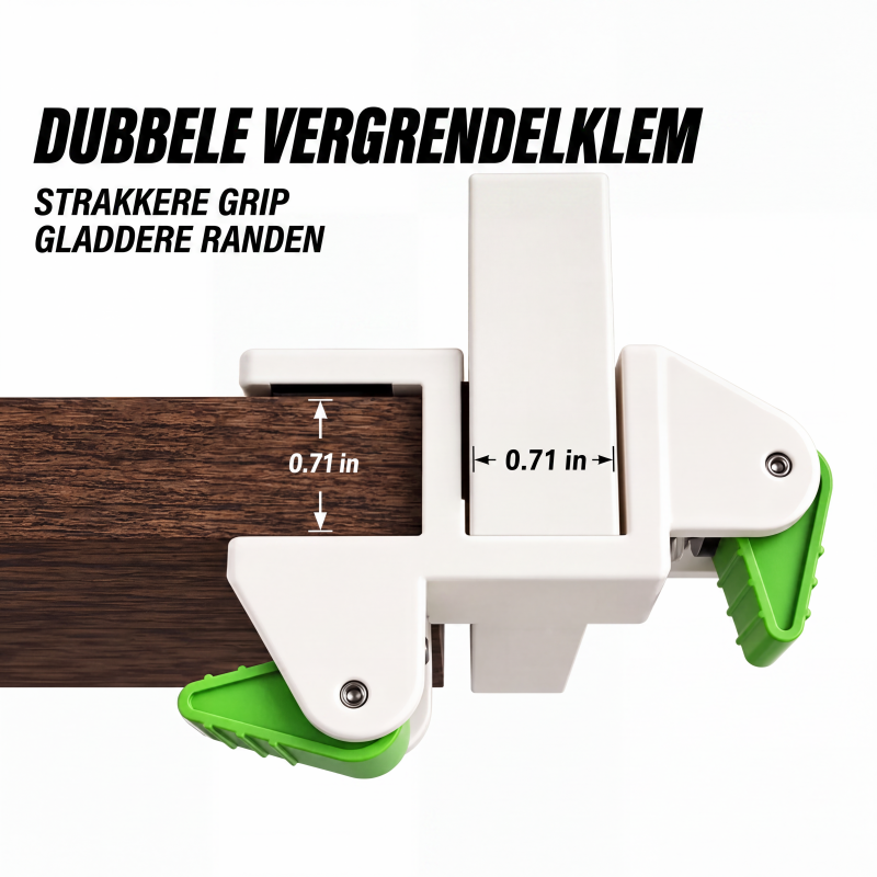 🔩 Installatieklem voor houtbewerkingsvulplaat