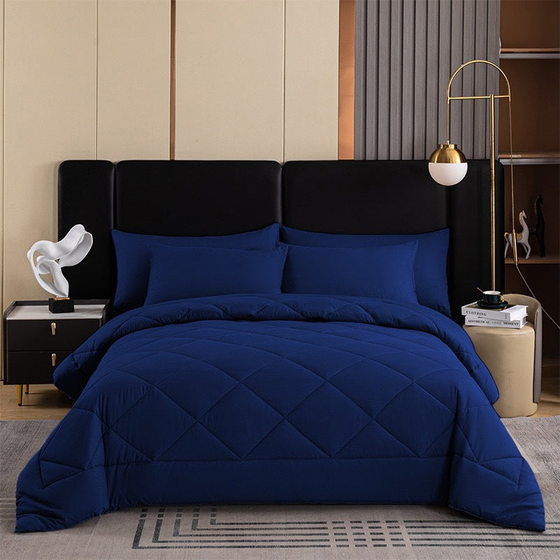 ⏰🛏️3-teiliges Steppbett-Set aus gebürsteter Mikrofaser