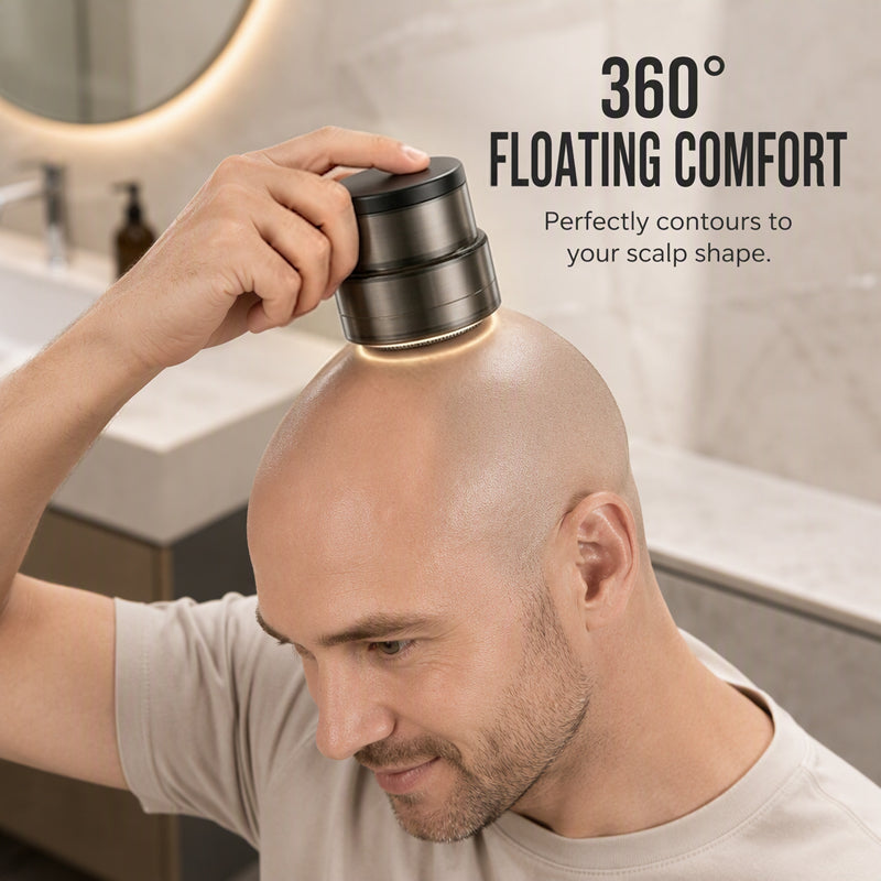 📢📢50% OFF !! ⏰2-in-1 scheerapparaat – kaal scheren én baard trimmen met 1 apparaat