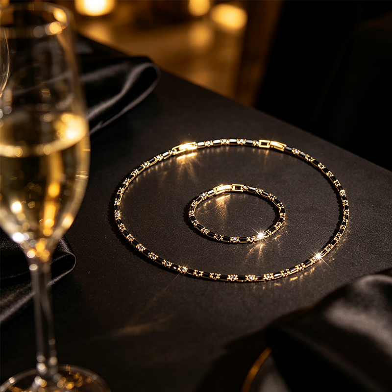 Sparkling Jewelry Set for Men