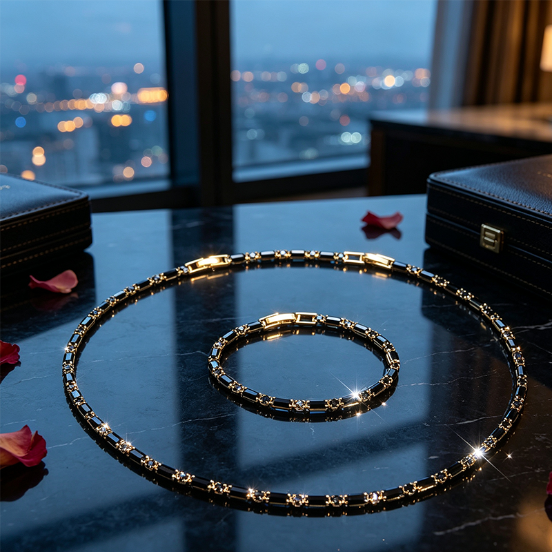 Sparkling Jewelry Set for Men