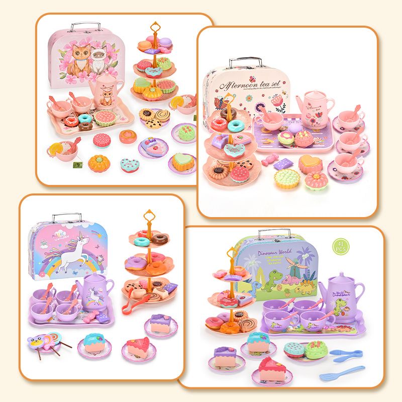 🦄🏰 NU 50% KORTING! Unicorn Kasteel Theeservies voor Kinderen – Leuk voor Rollenspellen, Theekransjes & Fantasiespel | Compact & Makkelijk Mee te Nemen ✨