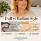 Elegante, vergulde ketting met platte schakels voor dames
