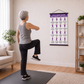 Tai Chi-workoutposter voor senioren