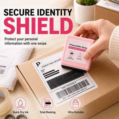 Privacy-rolstempel voor post- en verzendetiketten