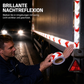 🚛50% RABATT🔦Hochsichtbares reflektierendes Pfeilband – hochsichtbar, wetterfest & selbstklebend für Anhänger und Nutzfahrzeuge⚠️