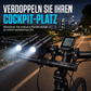 🚲 Lenker-Erweiterung mit USB-Powerbank & Halterung für Fahrradlampe & Taschenlampe – mehr Platz am Lenker🔋