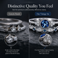 Women's Fashion Micro Pave Zircon Ring with Imitation Gemstone for Engagement and Couples