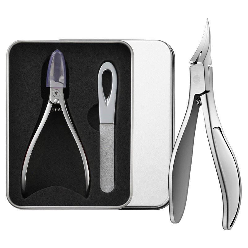 ✂️✨ Professionelle Zehennagelzange aus geschmiedetem Edelstahl – 25° Winkel gegen eingewachsene Nägel | Premium Qualität