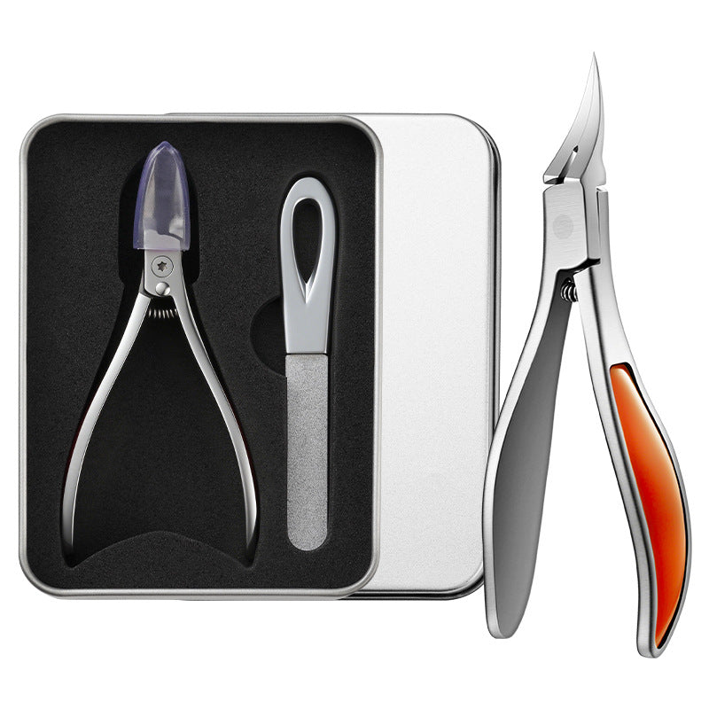 ✂️✨ Professionelle Zehennagelzange aus geschmiedetem Edelstahl – 25° Winkel gegen eingewachsene Nägel | Premium Qualität