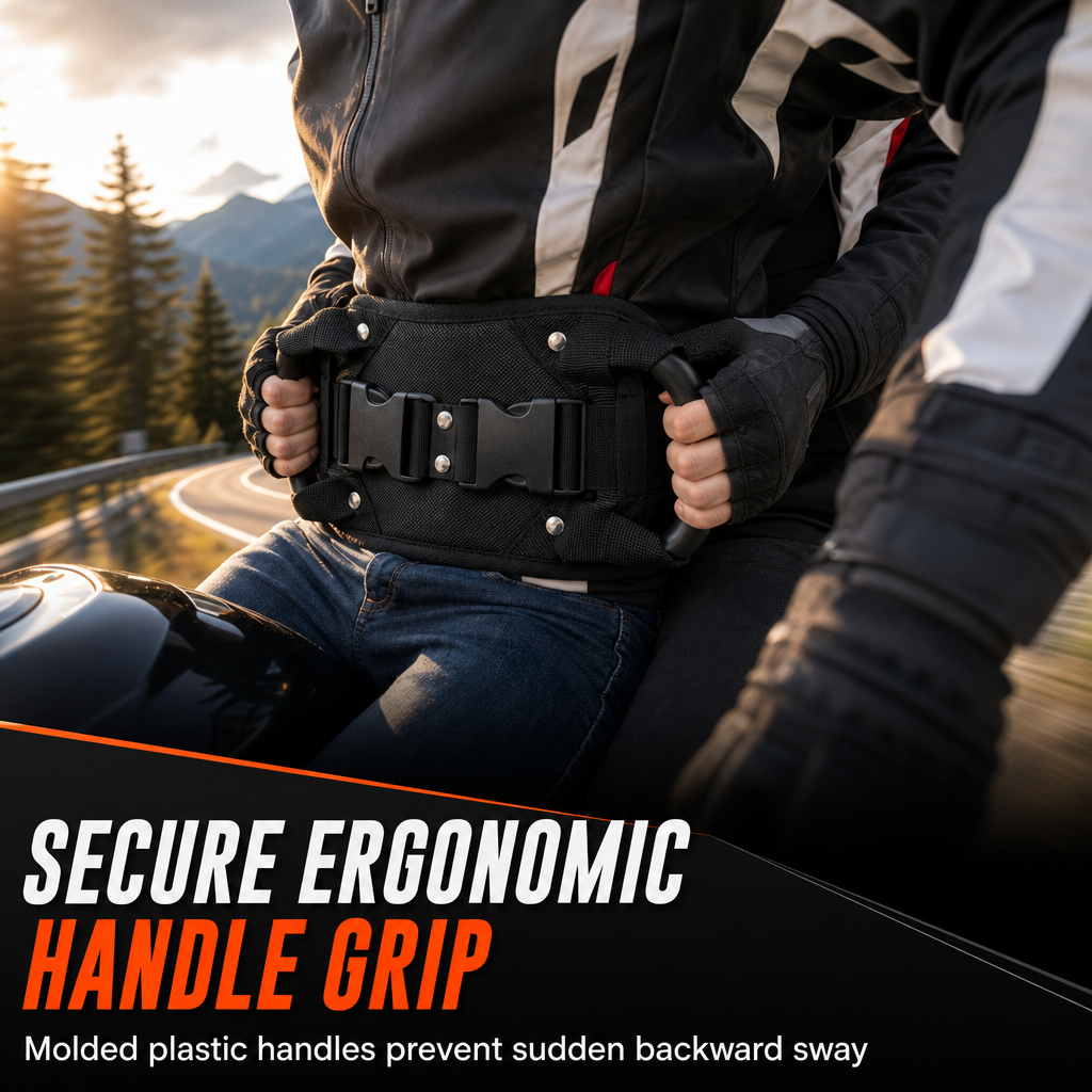 ⏳Zeitlich begrenztes Angebot⏰: Motorrad-Haltegurt für Beifahrer 🏍️