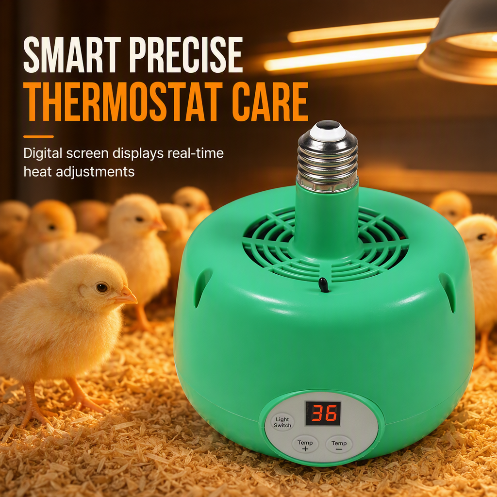 📢📢 JETZT 50 % RABATT!! ⏰ Intelligente Wärmelampe mit Temperaturregelung für Küken & Kleintiere