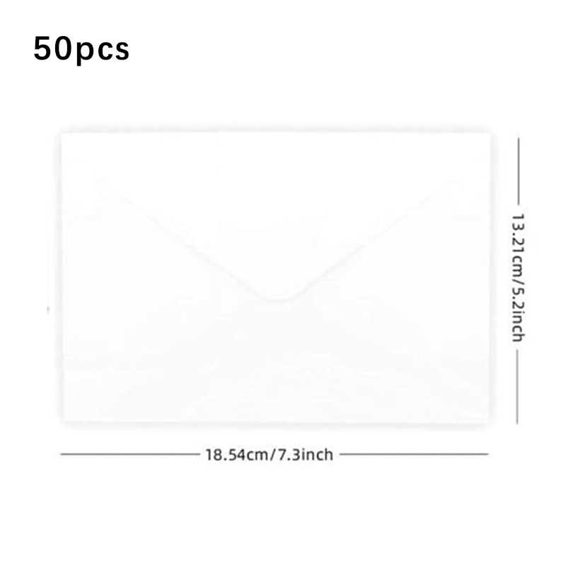 Blank Watercolor Cards and Envelopes Set