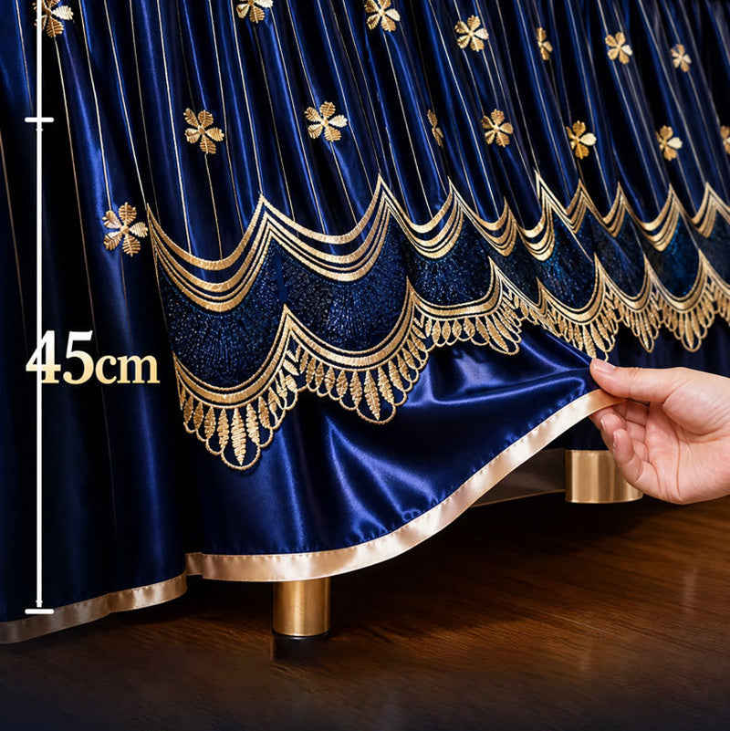 🛏️Gesteppter Bettvolant – atmungsaktiv, rundum blickdicht & einfach anzubringen ✨