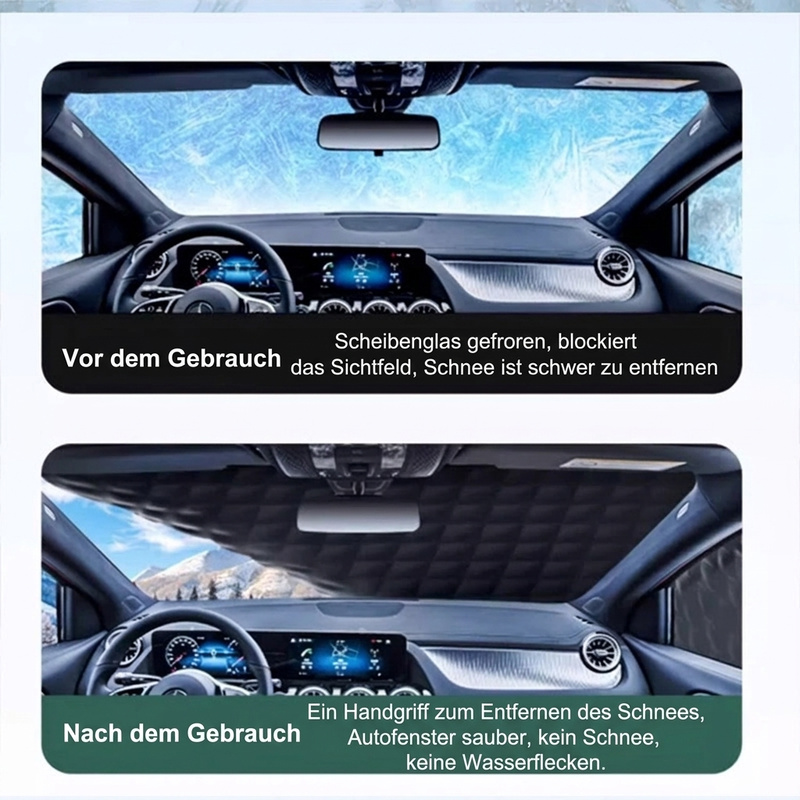 📢📢50% RABATT !!⏰Autoscheibenabdeckung mit Saugnäpfen