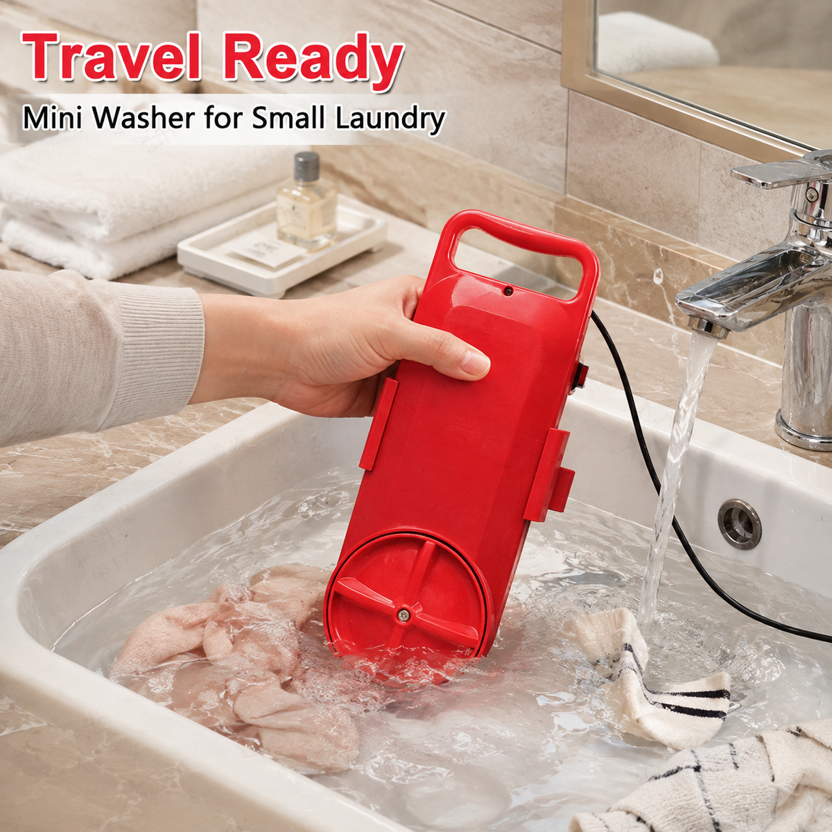 🧼Kleine, tragbare Waschmaschine🛏️Mini-Waschmaschine für zu Hause und unterwegs – ideal zum Waschen von Socken und Unterwäsche auf Geschäftsreisen und im Urlaub