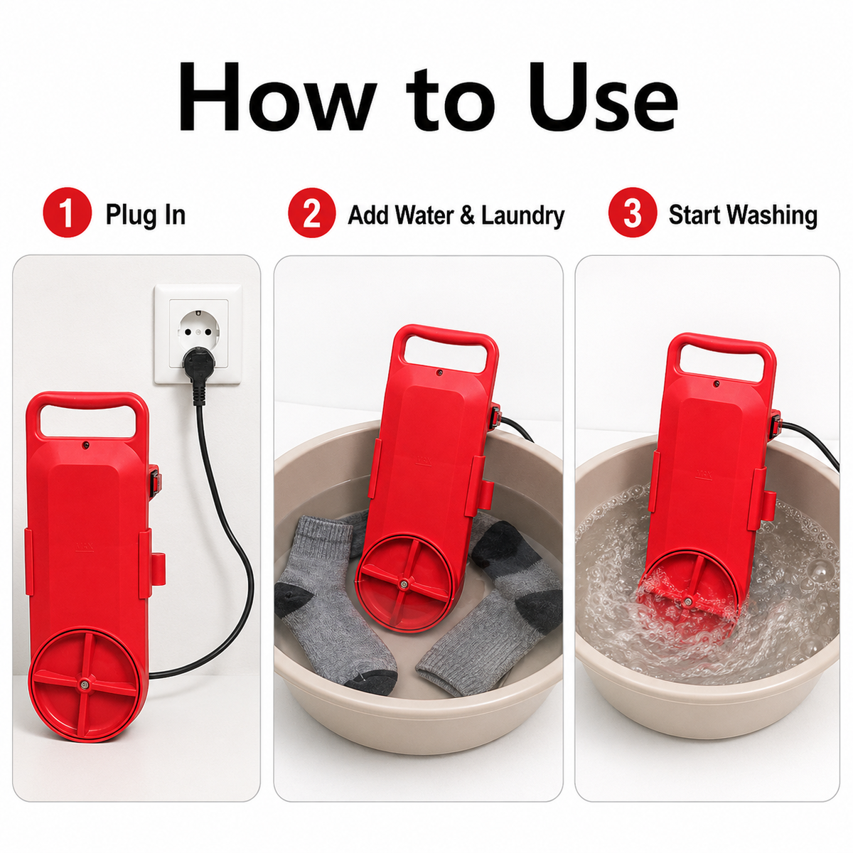 🧼Kleine, tragbare Waschmaschine🛏️Mini-Waschmaschine für zu Hause und unterwegs – ideal zum Waschen von Socken und Unterwäsche auf Geschäftsreisen und im Urlaub