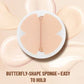 🎁Ideales Geschenk💯-Cushion Foundation mit Schmetterling-Puderquaste