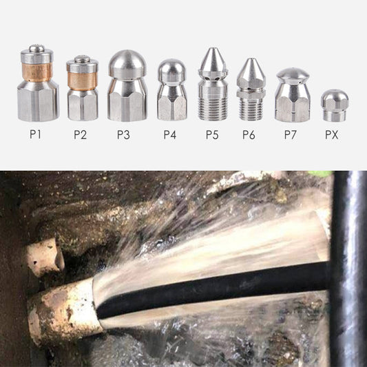 💖2 kaufen kostenloser Versand🔥Kanalreinigungsdüse mit Edelstahl